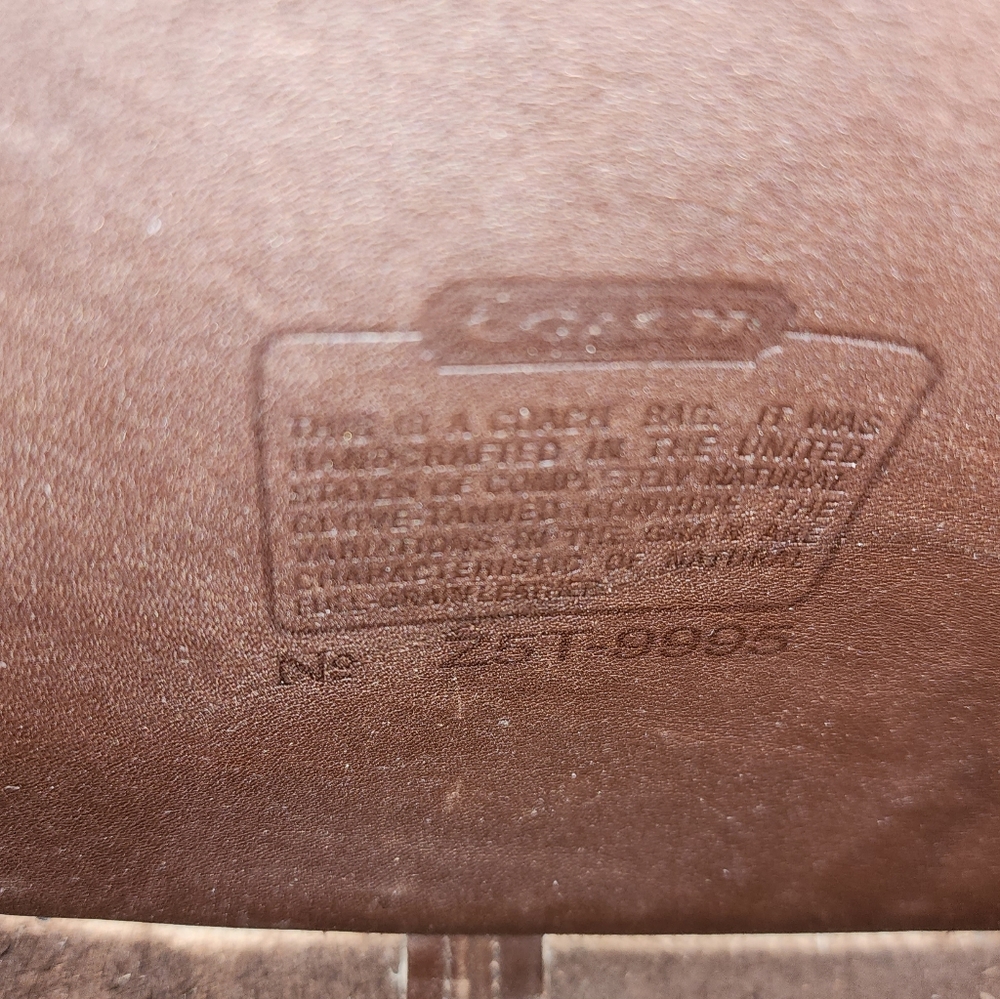 Leather Authentic Coach - Picture 3 of 3